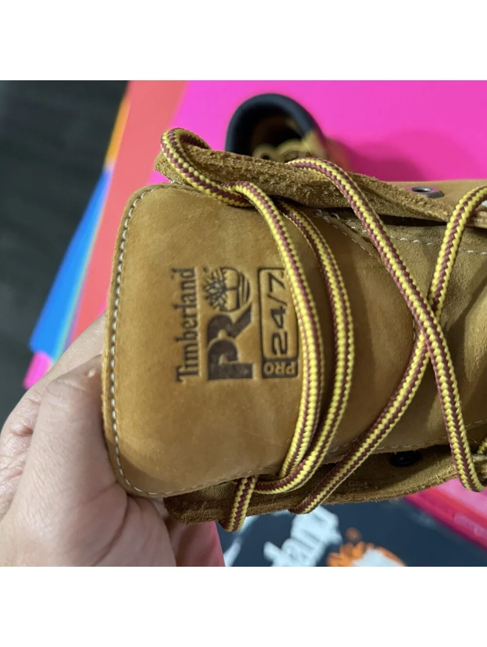 Timberland Pro Boots Direct Attach Soft Toe Work Wheat Waterproof Women’s 7